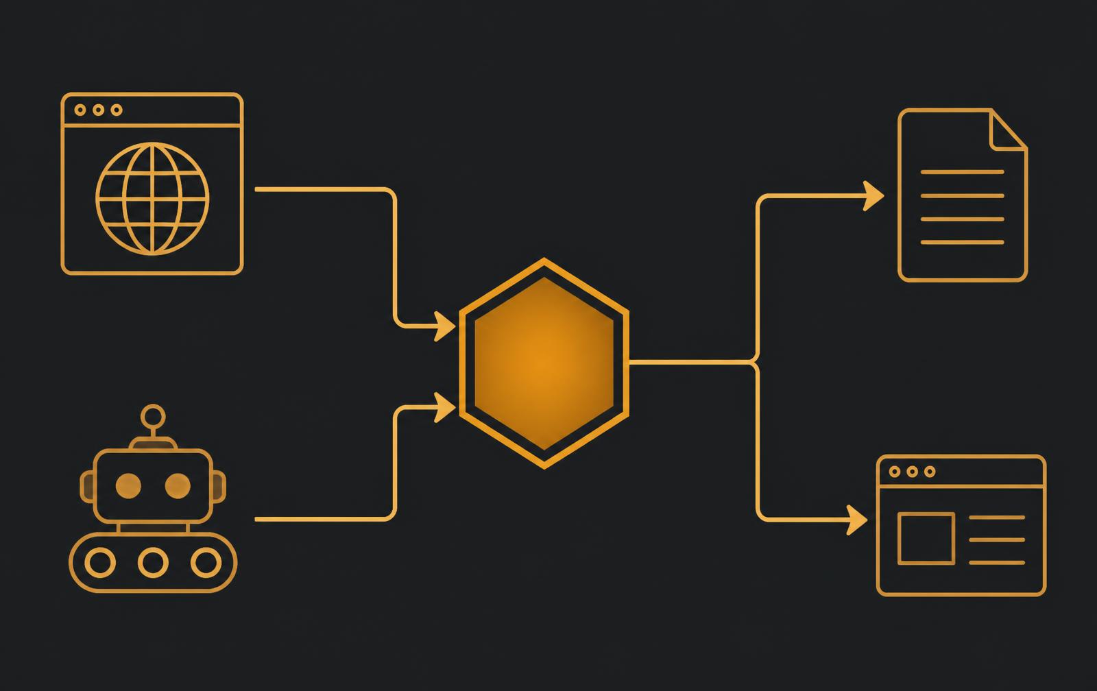 Diagram of a Cloudflare Worker routing bot traffic to prerendered HTML and users to the live app