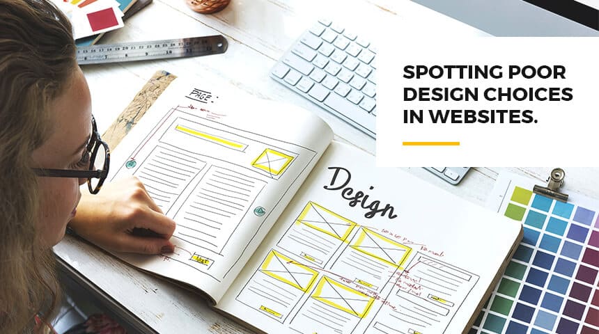 Spotting Poor Design Choices in Websites - Featured Image