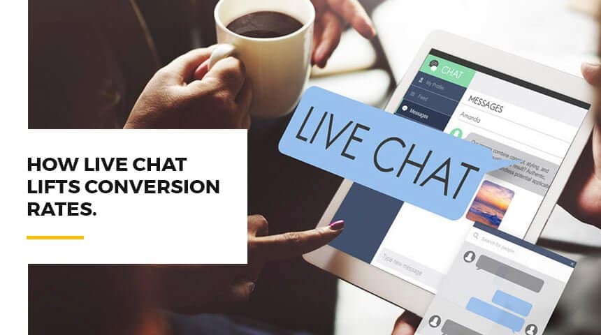 How Live Chat Lifts Conversion Rates - Featured Image